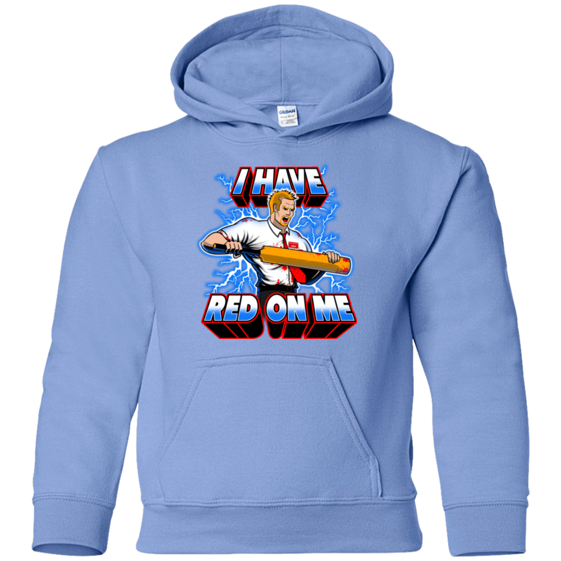Sweatshirts Carolina Blue / YS I have red on me Youth Hoodie