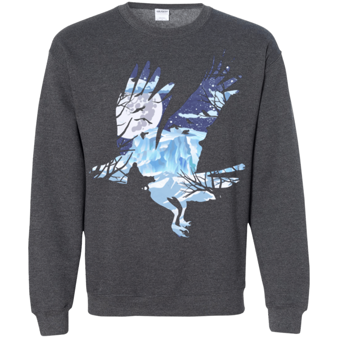 Sweatshirts Dark Heather / Small I know nothing Crewneck Sweatshirt