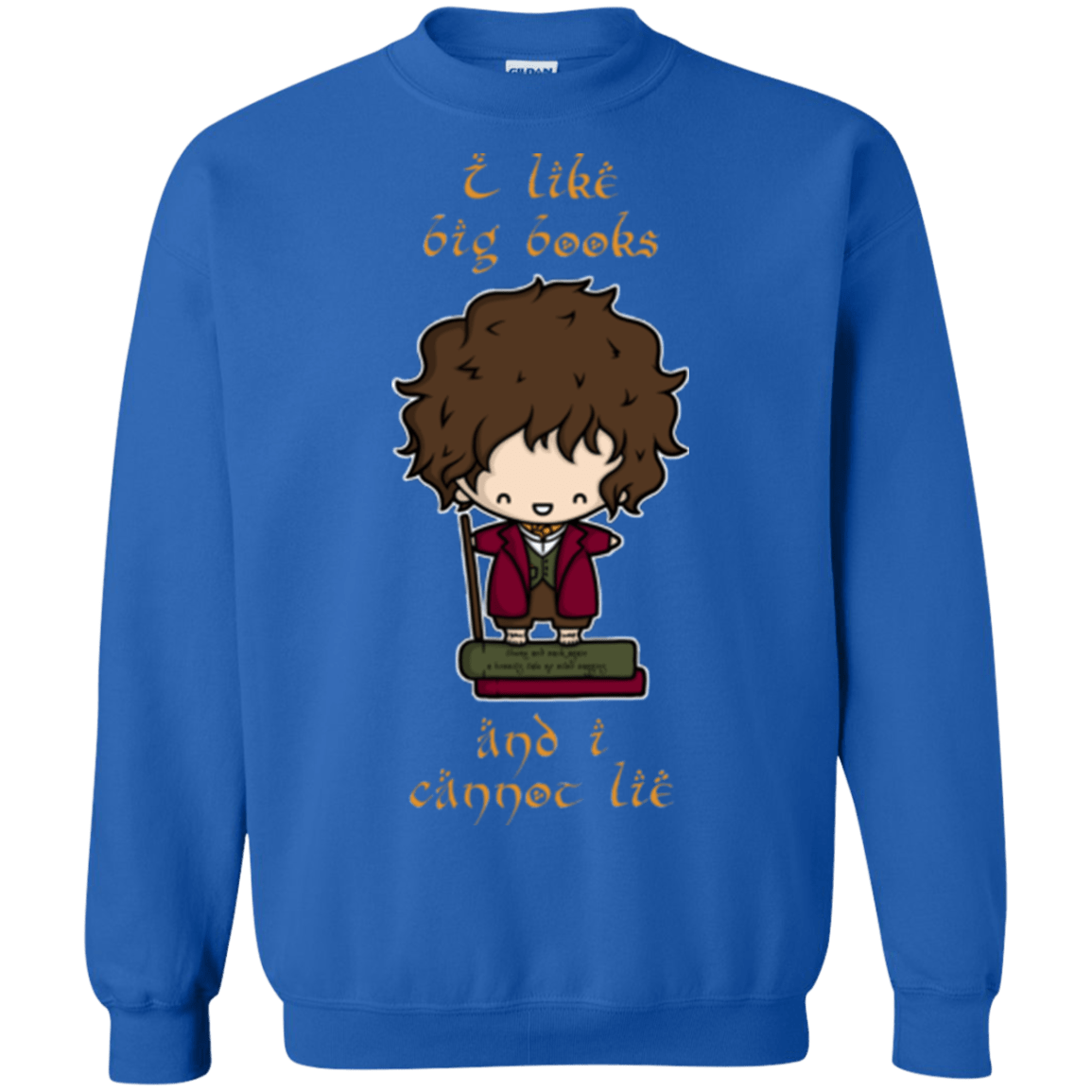 Sweatshirts Royal / Small I Like Big Books Crewneck Sweatshirt