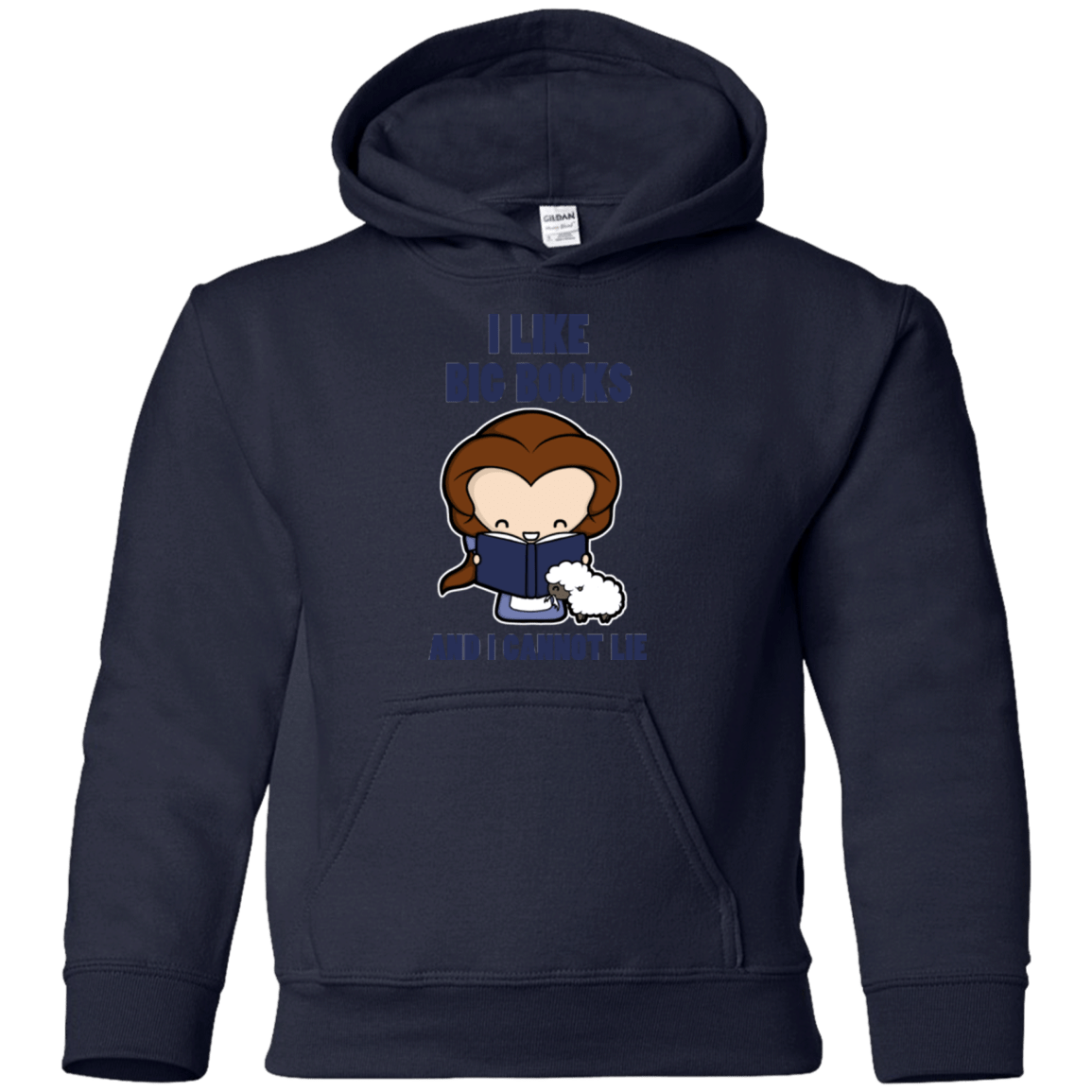 Sweatshirts Navy / YS I Like Big Books Youth Hoodie
