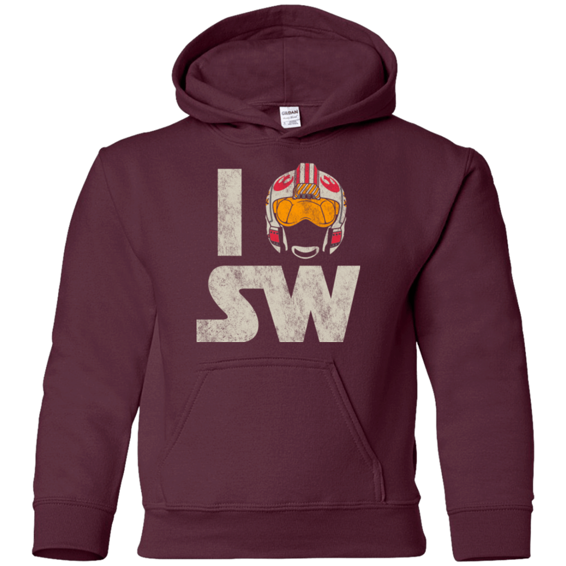 Sweatshirts Maroon / YS I Pilot SW Youth Hoodie