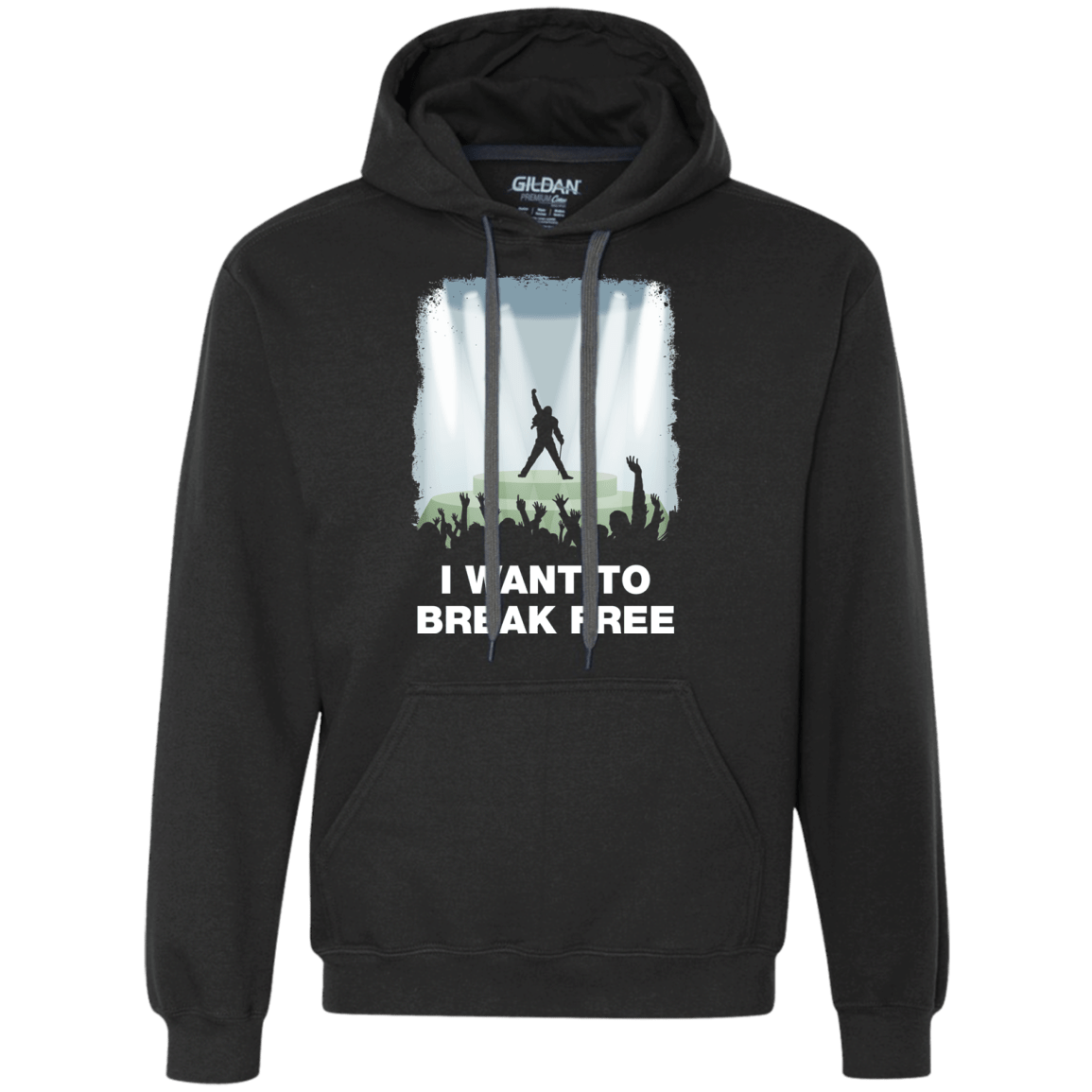 Sweatshirts Black / Small I WANT TO BREAK FREE Premium Fleece Hoodie