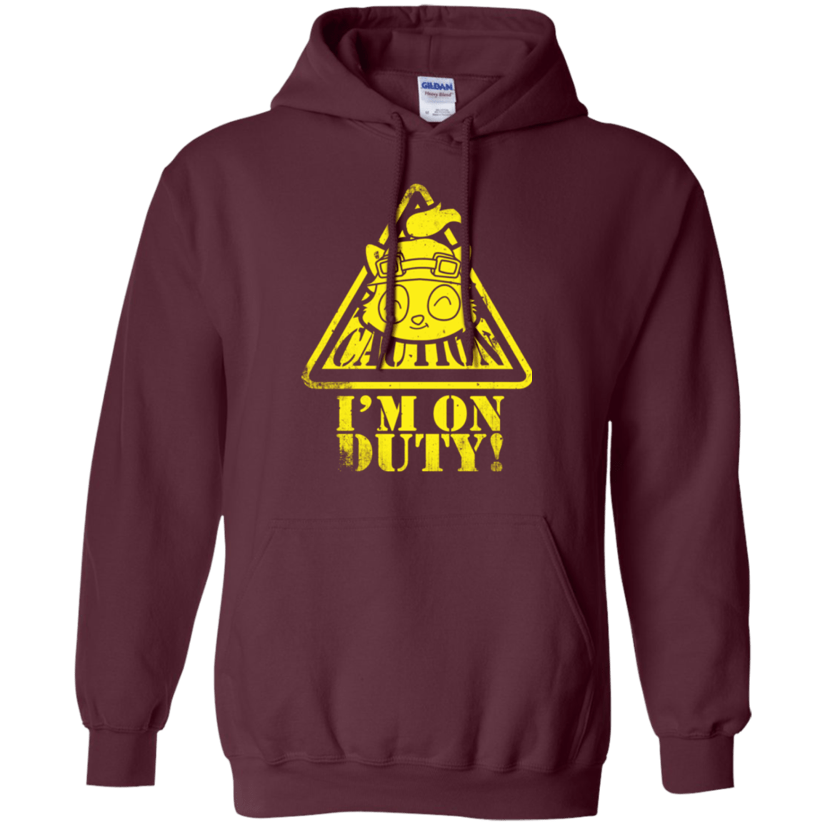 Sweatshirts Maroon / Small Im on duty Pullover Hoodie