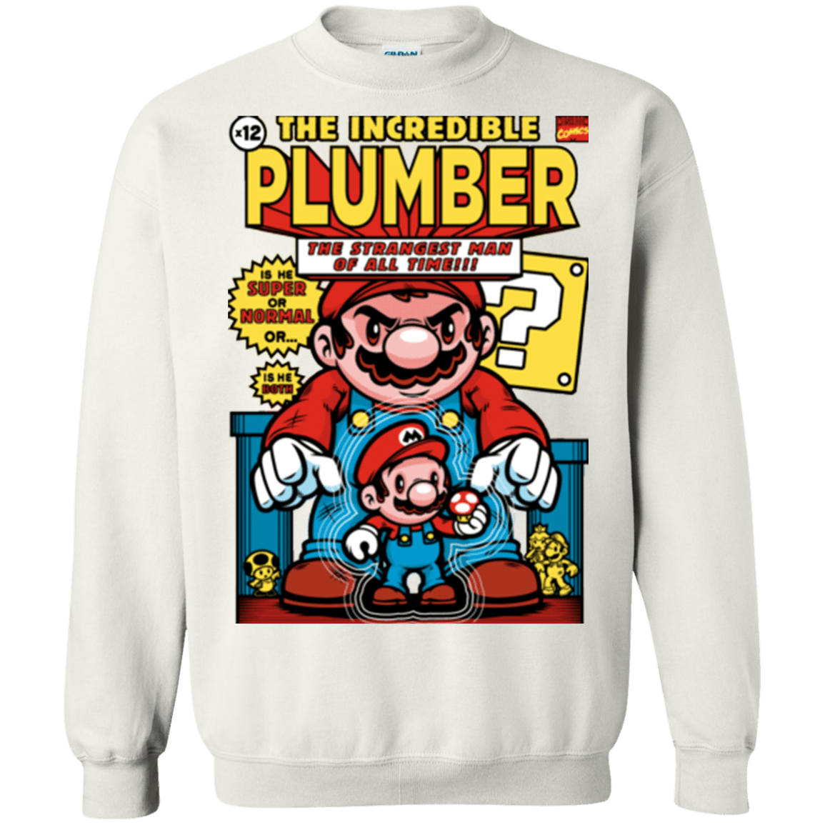 Sweatshirts White / Small incredible PLUMBER Crewneck Sweatshirt