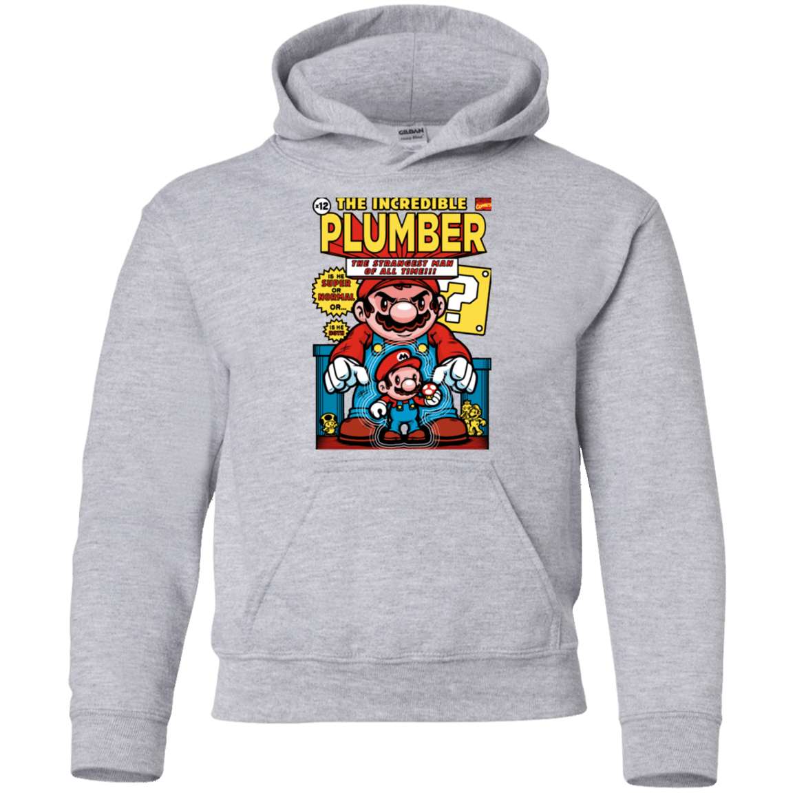 Sweatshirts Sport Grey / YS incredible PLUMBER Youth Hoodie