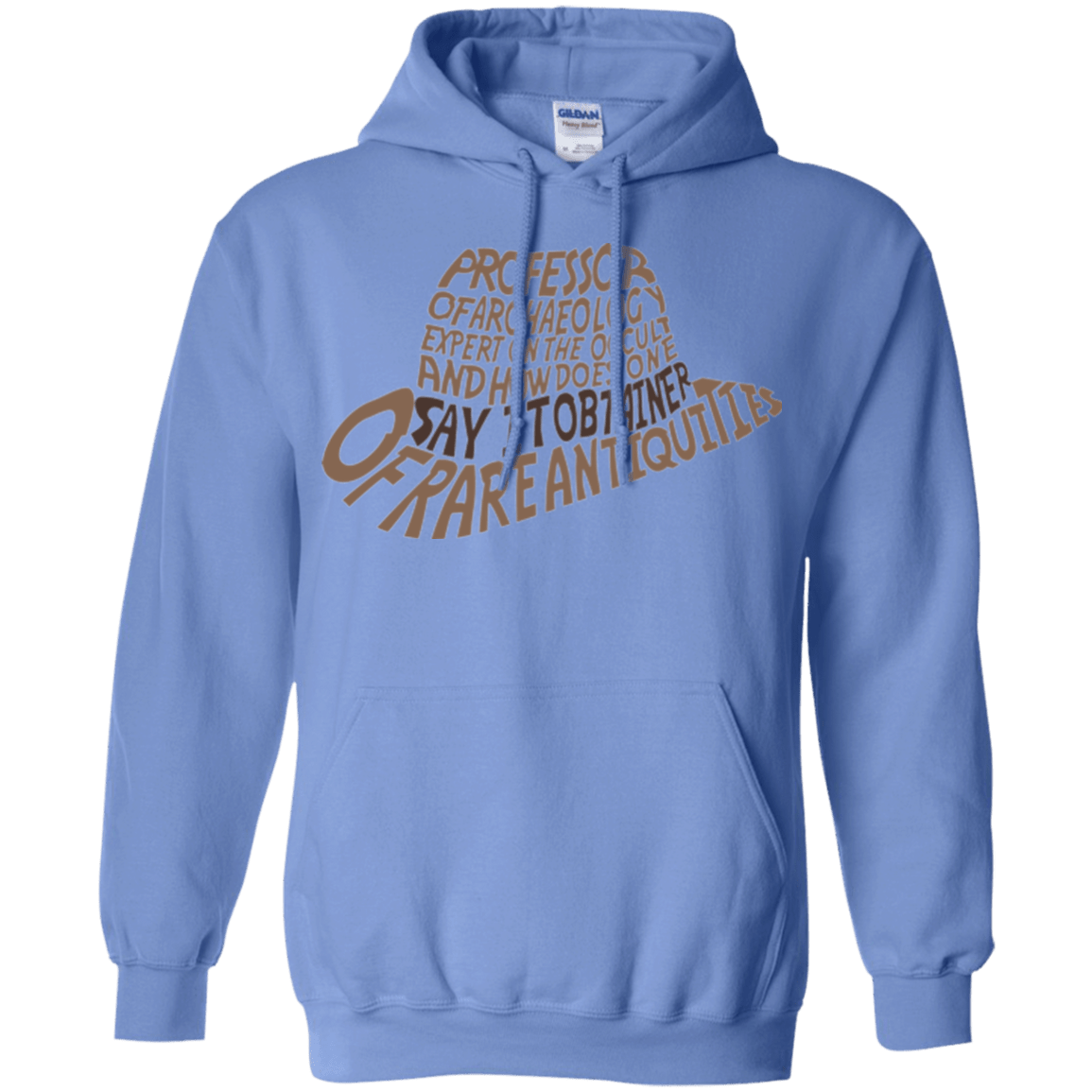 Sweatshirts Carolina Blue / Small Indiana hat Pullover Hoodie