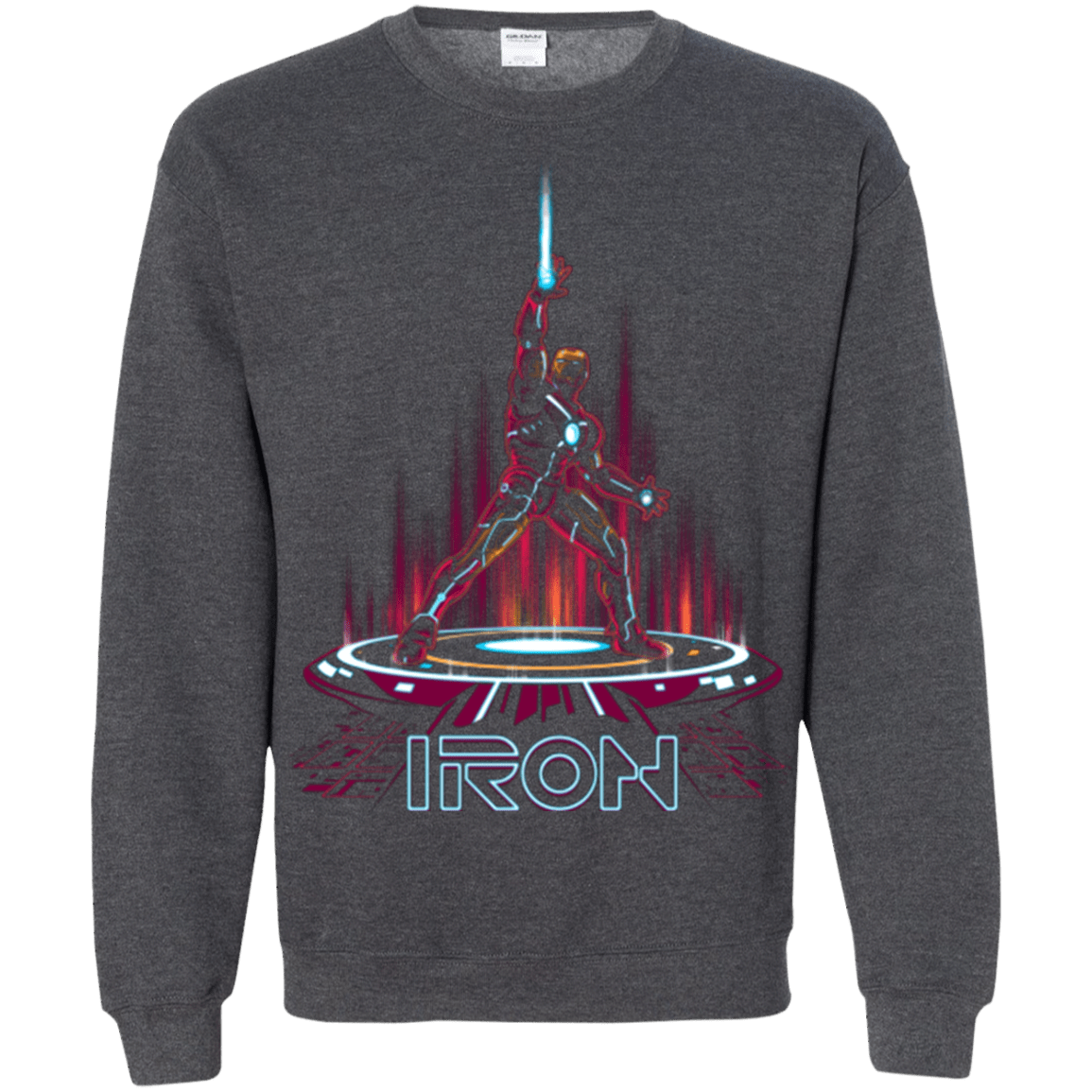 Sweatshirts Dark Heather / Small IRON TRON Crewneck Sweatshirt