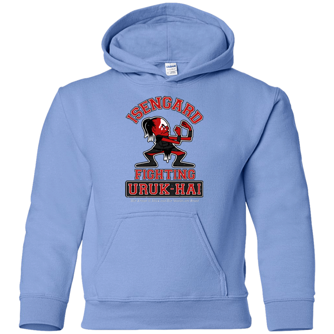 Sweatshirts Carolina Blue / YS ISENGARD FIGHTING URUKHAI Youth Hoodie