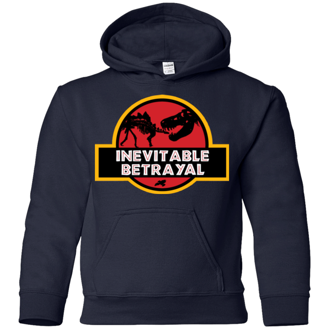 Sweatshirts Navy / YS JURASSIC BETRAYAL Youth Hoodie