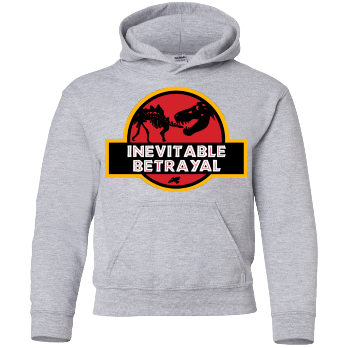 Sweatshirts Sport Grey / YS JURASSIC BETRAYAL Youth Hoodie