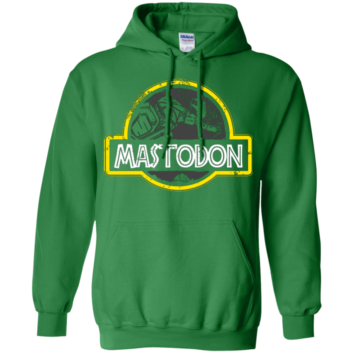 Sweatshirts Irish Green / Small Jurassic Power Black Pullover Hoodie