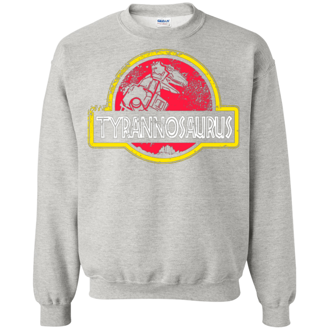 Sweatshirts Ash / Small Jurassic Power Red Crewneck Sweatshirt
