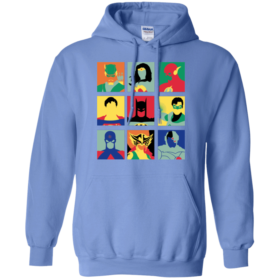 Sweatshirts Carolina Blue / Small Justice Pop Pullover Hoodie