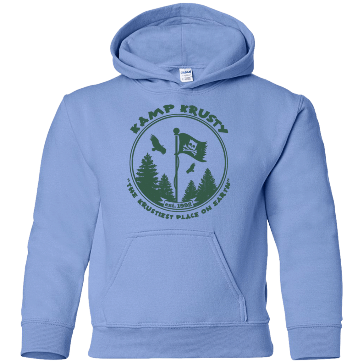 Sweatshirts Carolina Blue / YS Kamp Krusty Youth Hoodie