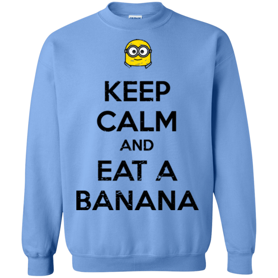 Sweatshirts Carolina Blue / Small Keep Calm Banana Crewneck Sweatshirt