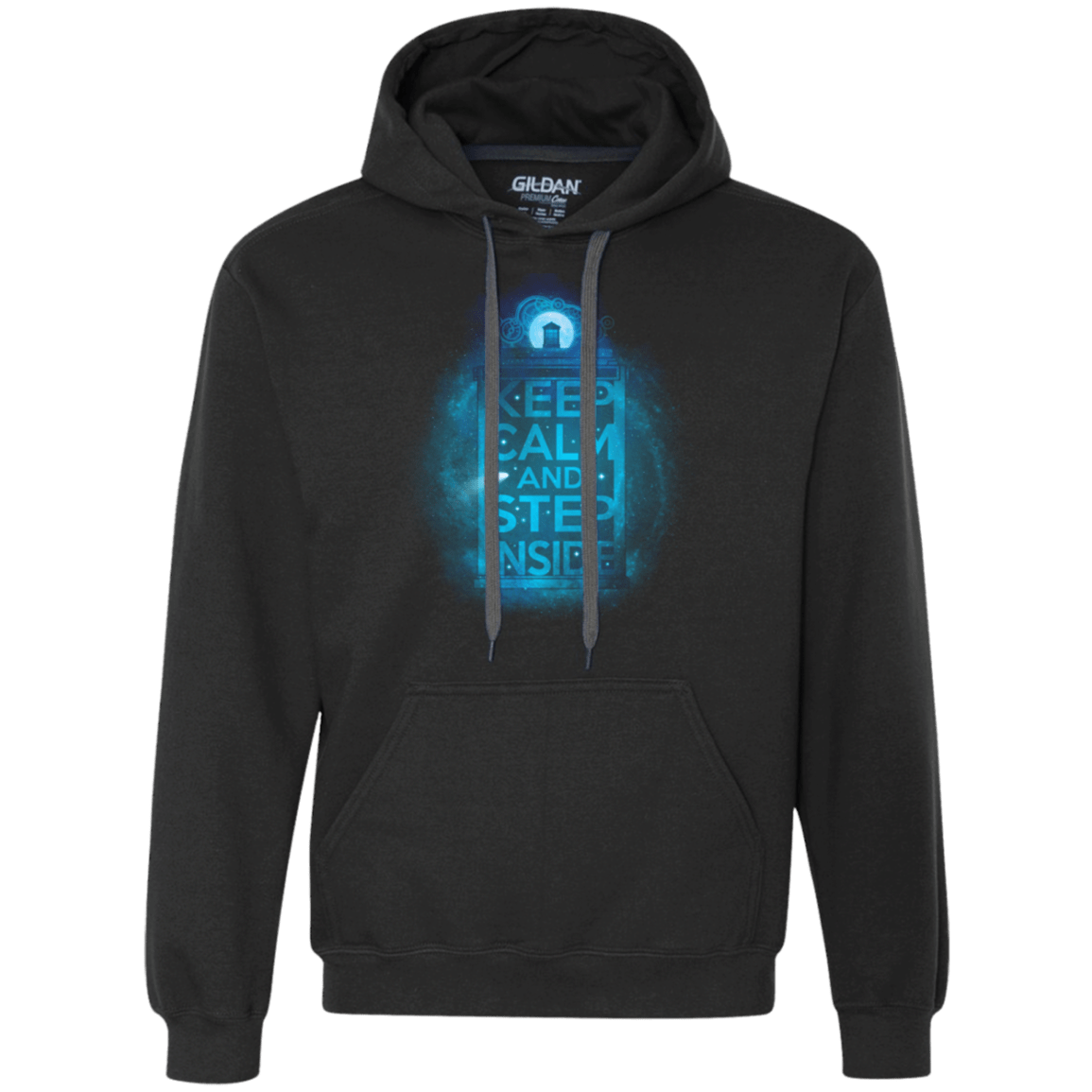 Sweatshirts Black / Small Keep Calm Tardis Premium Fleece Hoodie