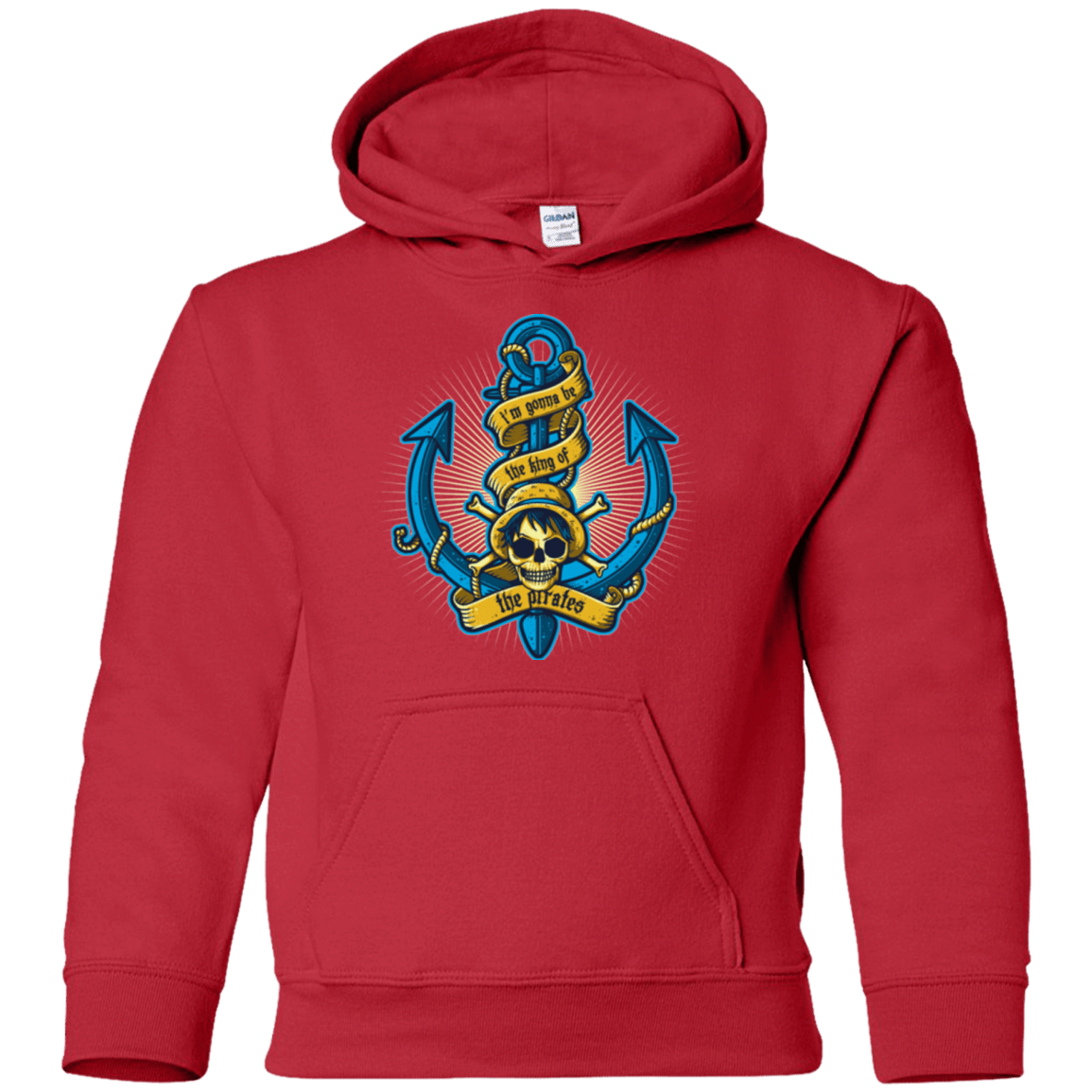 Sweatshirts Red / YS KING OF PIRATES Youth Hoodie