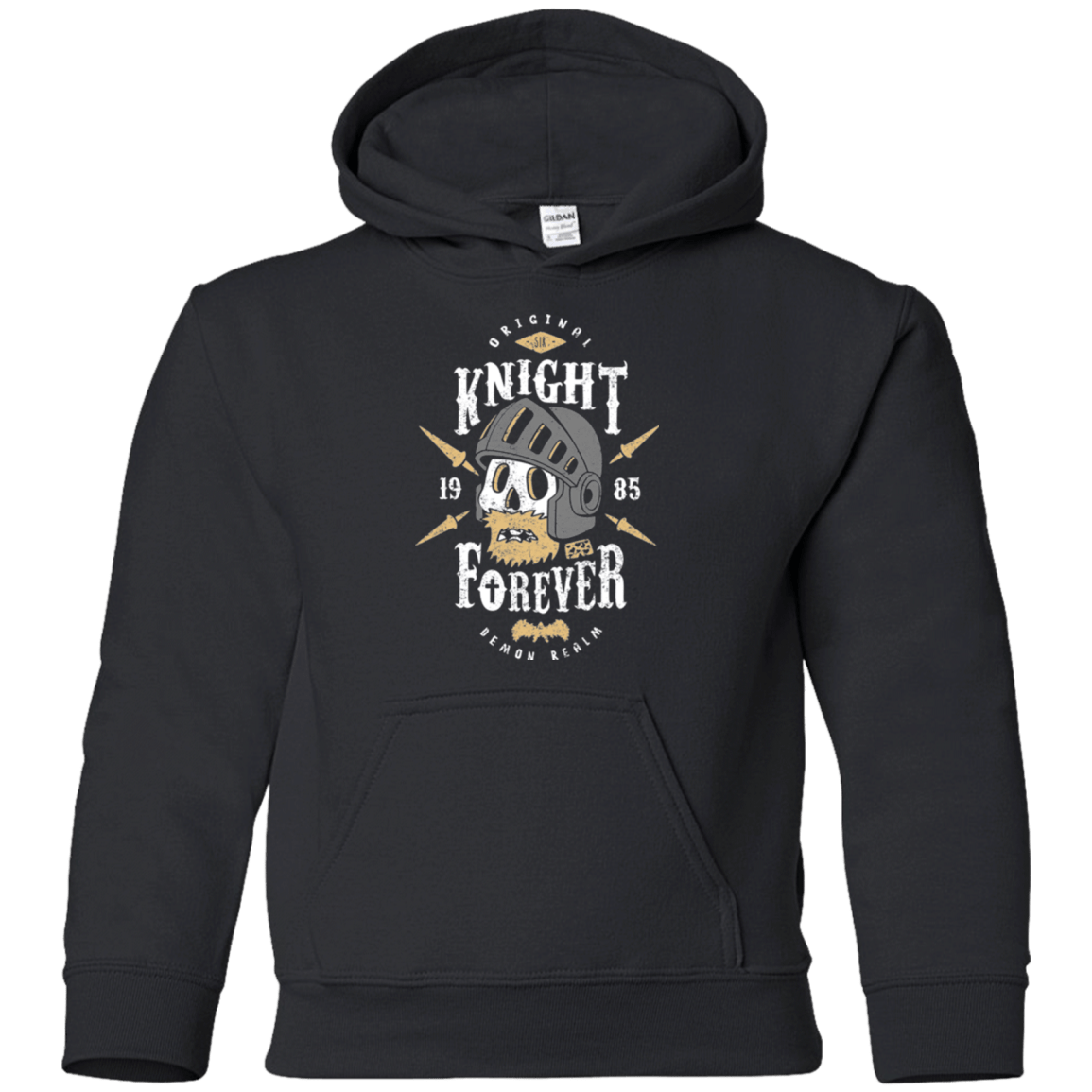 Sweatshirts Black / YS Knight Forever Youth Hoodie