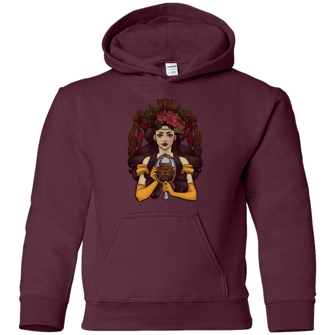 Sweatshirts Maroon / YS La Bete Youth Hoodie