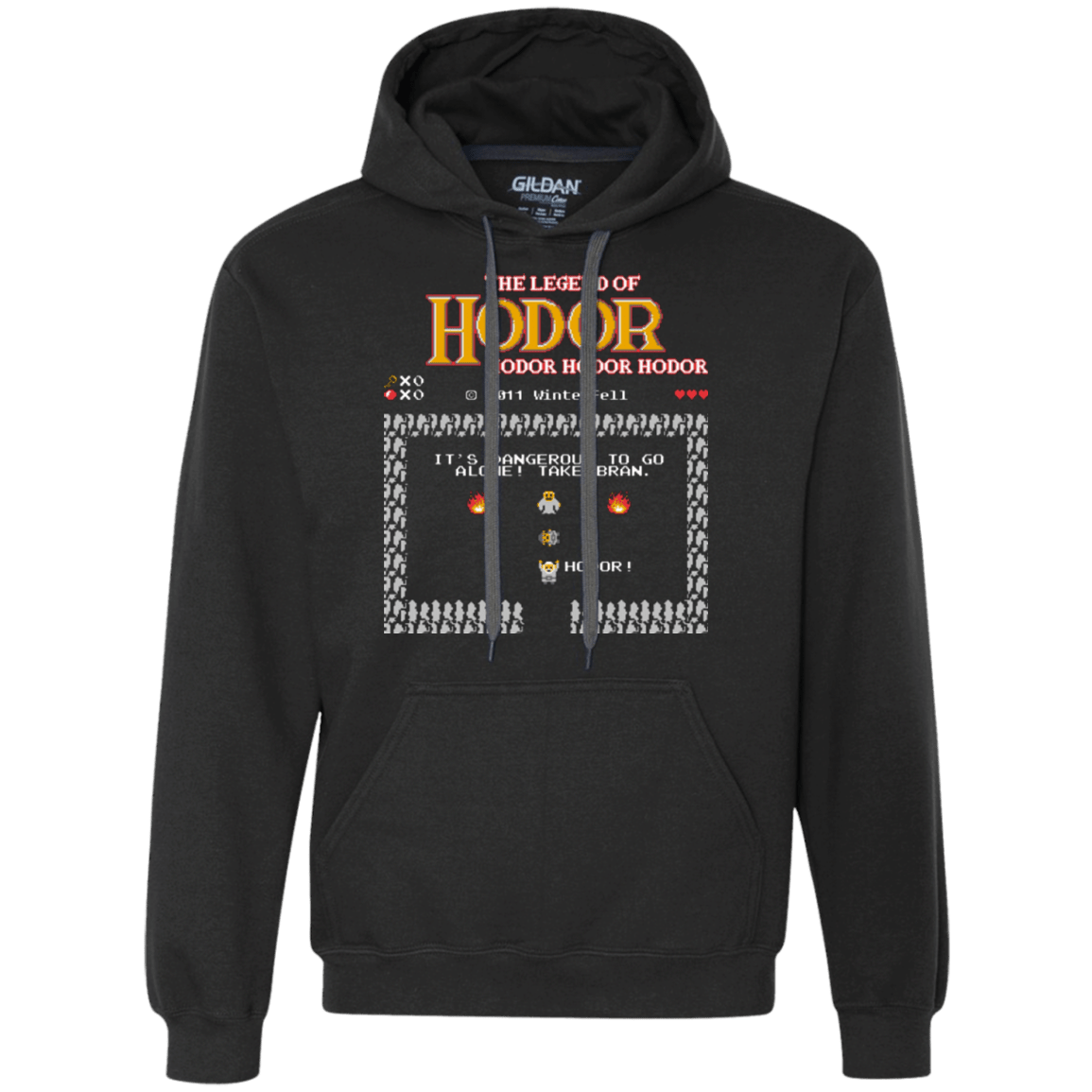 Sweatshirts Black / Small Legend of Hodor Premium Fleece Hoodie
