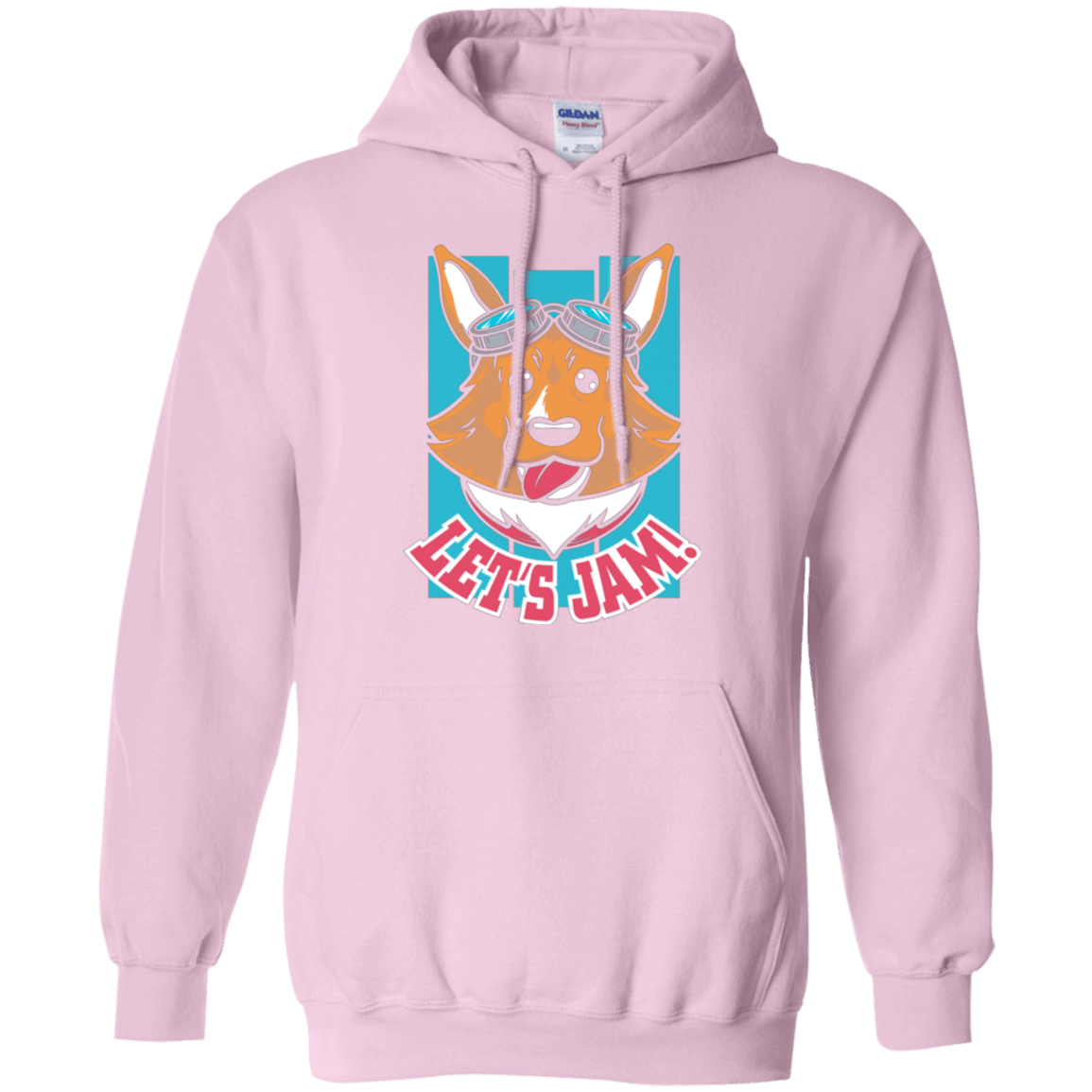 Sweatshirts Light Pink / Small Lets Jam (2) Pullover Hoodie