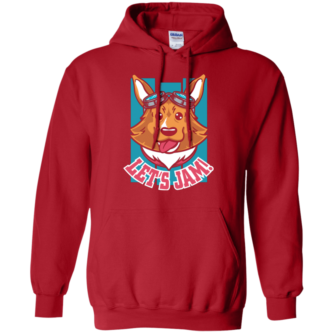Sweatshirts Red / Small Lets Jam (2) Pullover Hoodie