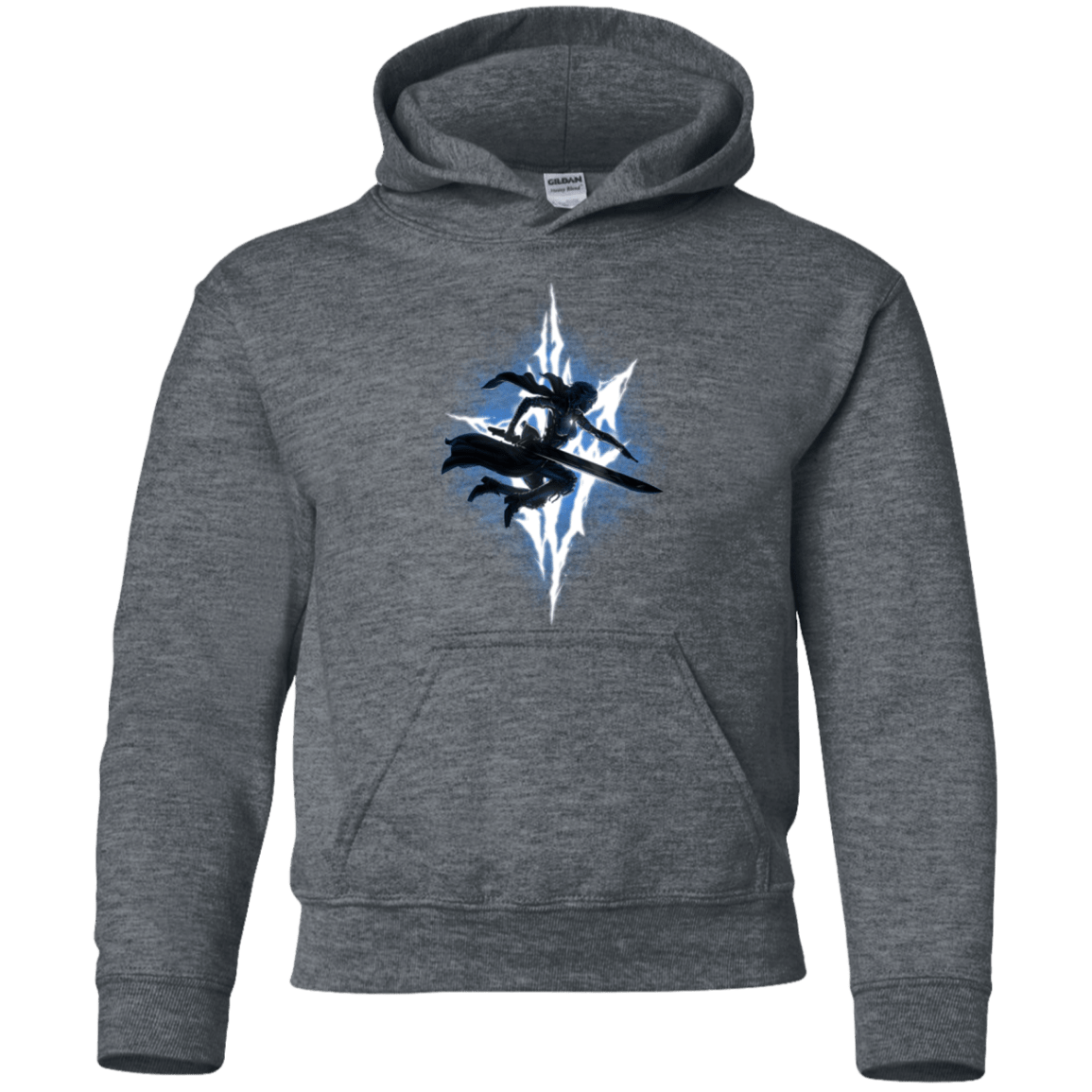 Sweatshirts Dark Heather / YS Lightning Returns Youth Hoodie