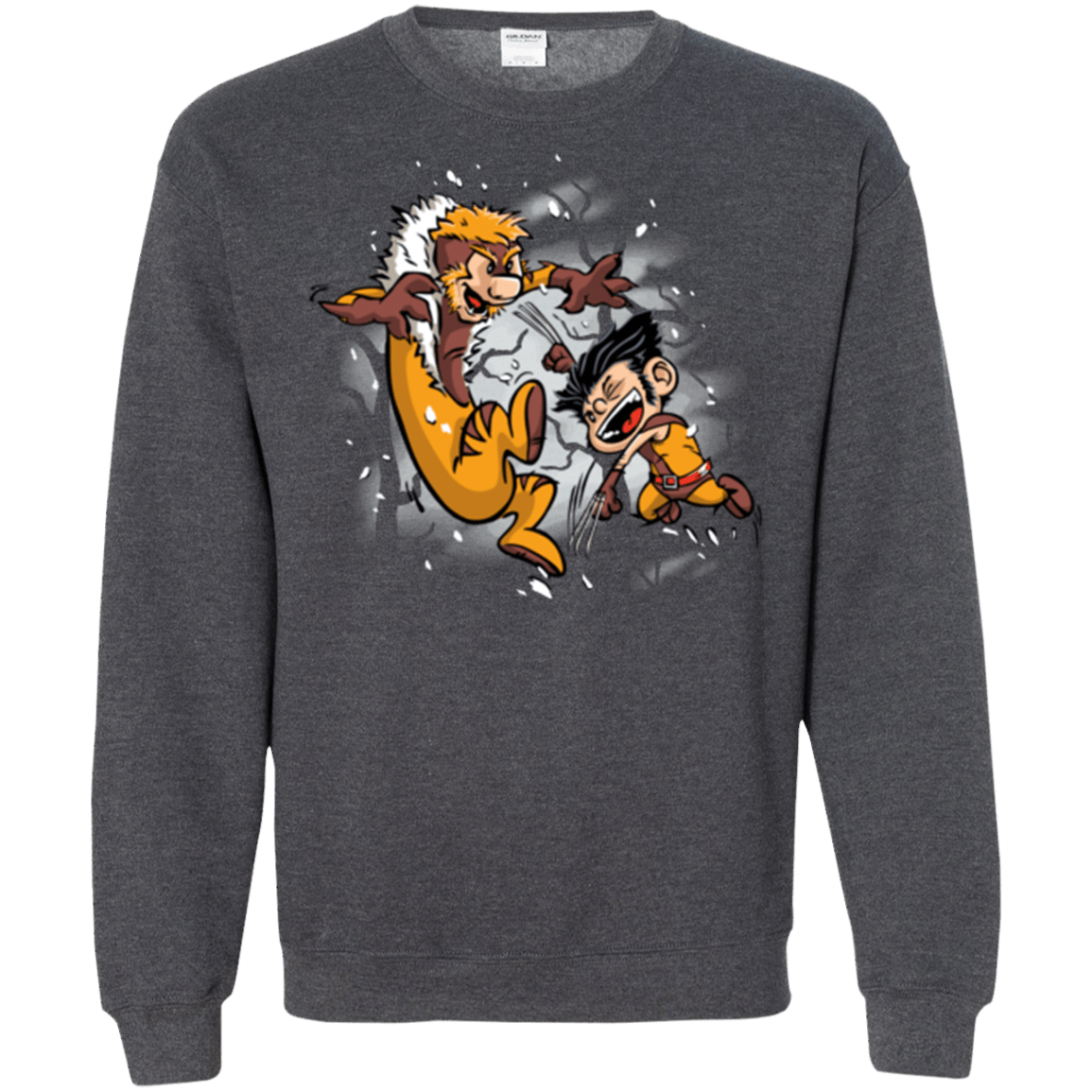 Sweatshirts Dark Heather / Small Logan and Victor Crewneck Sweatshirt