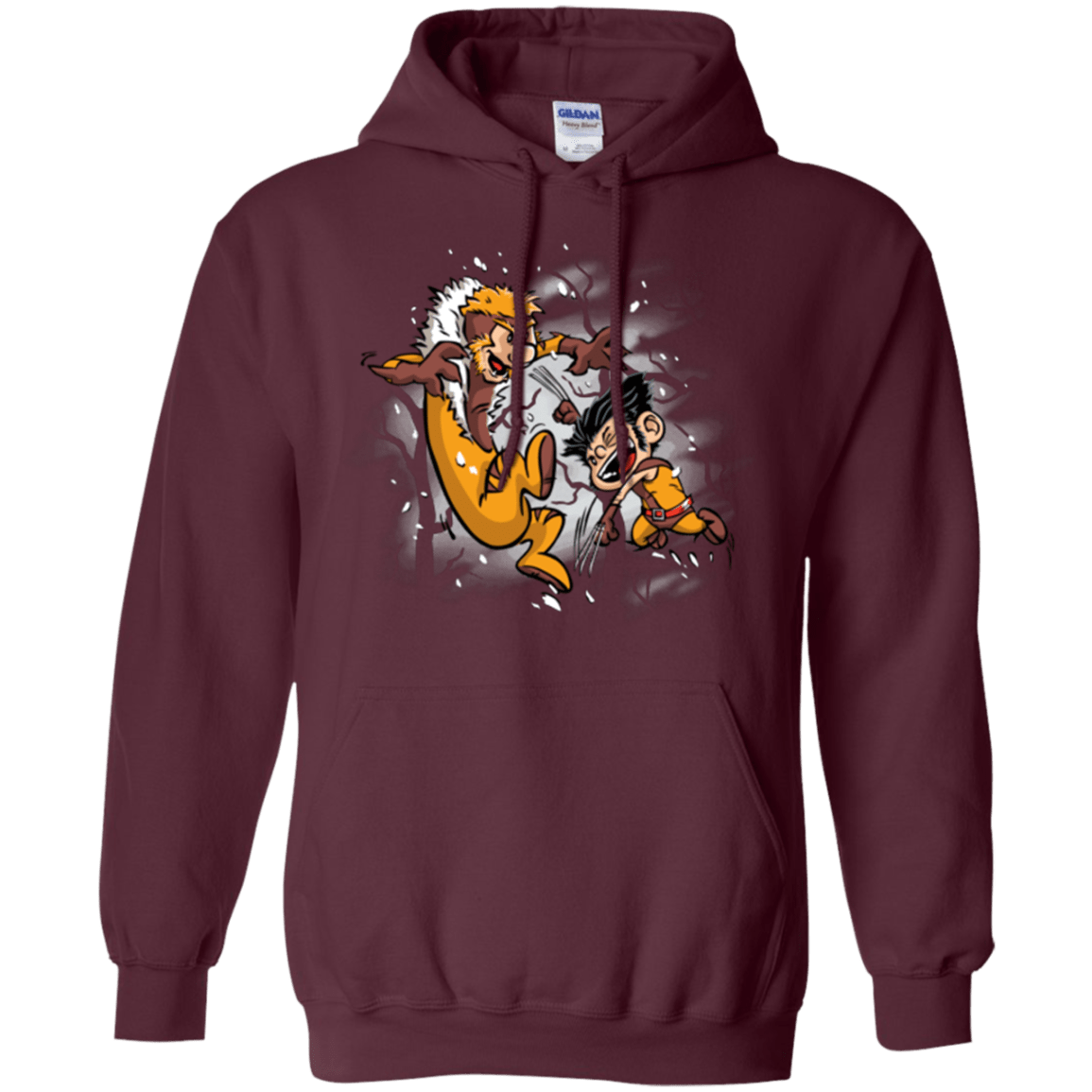 Sweatshirts Maroon / Small Logan and Victor Pullover Hoodie