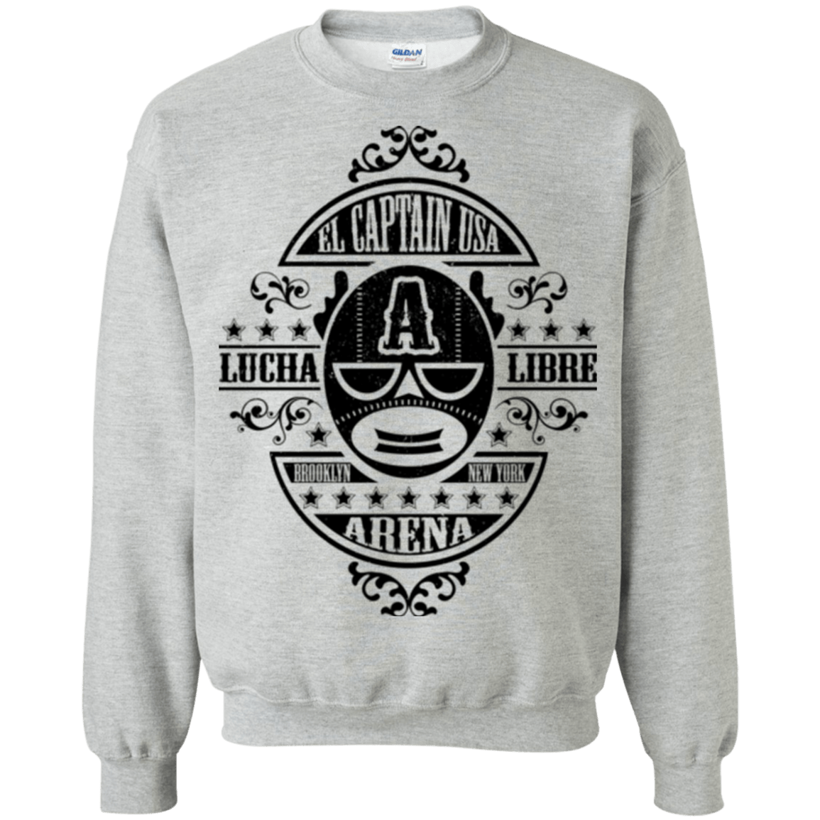 Sweatshirts Sport Grey / Small Lucha Captain Crewneck Sweatshirt