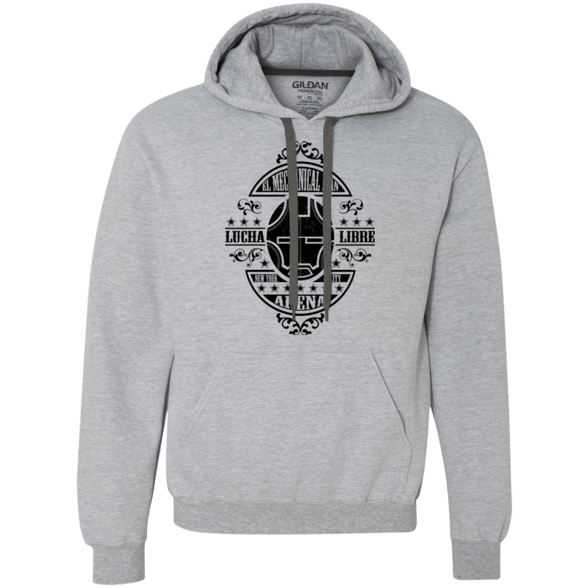 Sweatshirts Sport Grey / Small Lucha Mechanical Man Premium Fleece Hoodie