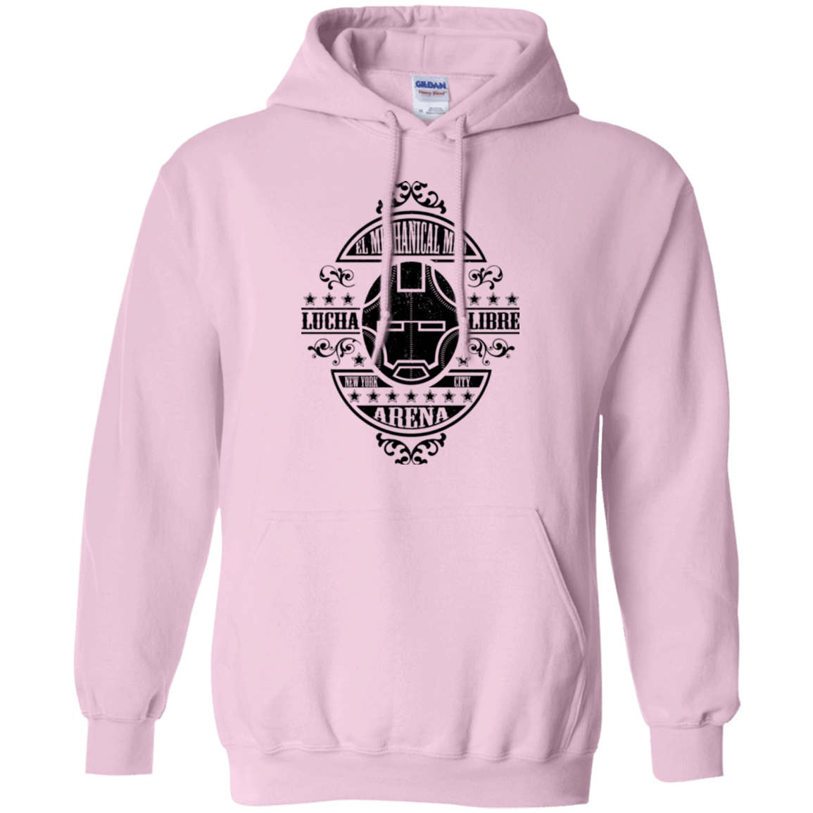 Sweatshirts Light Pink / Small Lucha Mechanical Man Pullover Hoodie