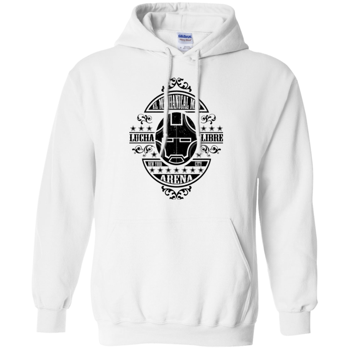 Sweatshirts White / Small Lucha Mechanical Man Pullover Hoodie