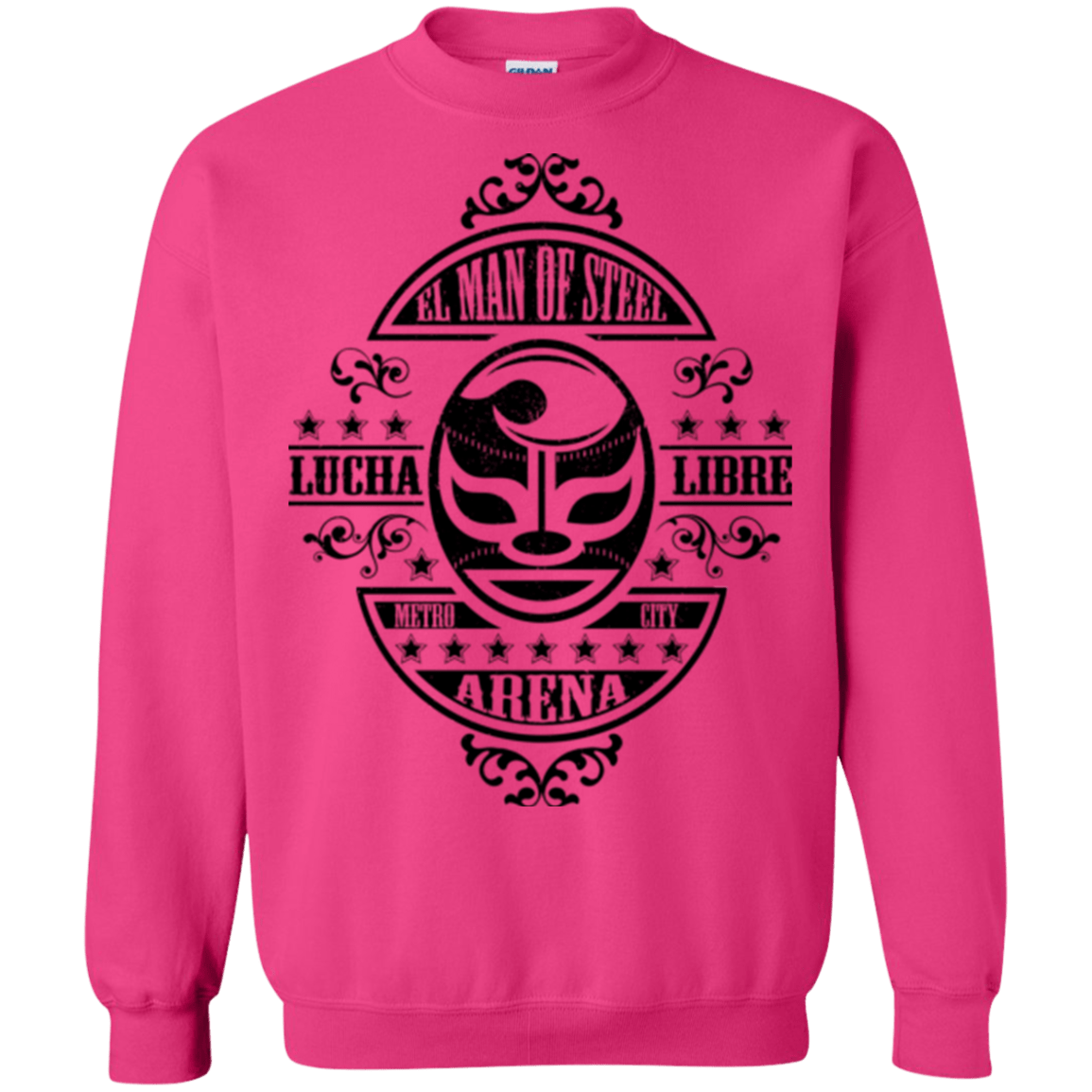 Sweatshirts Heliconia / Small luchamanofsteel Crewneck Sweatshirt