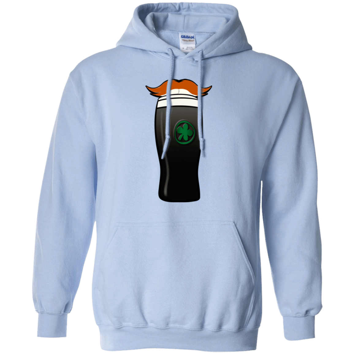 Sweatshirts Light Blue / Small Luck of The Irish Pullover Hoodie