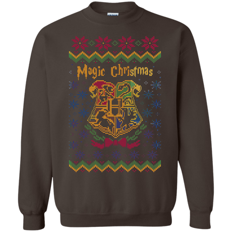 Sweatshirts Dark Chocolate / Small Magic Christmas Crewneck Sweatshirt