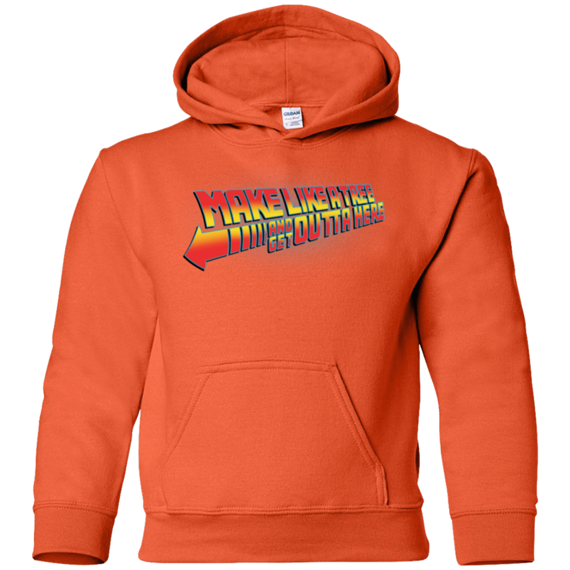 Sweatshirts Orange / YS Make Like A Tree Youth Hoodie