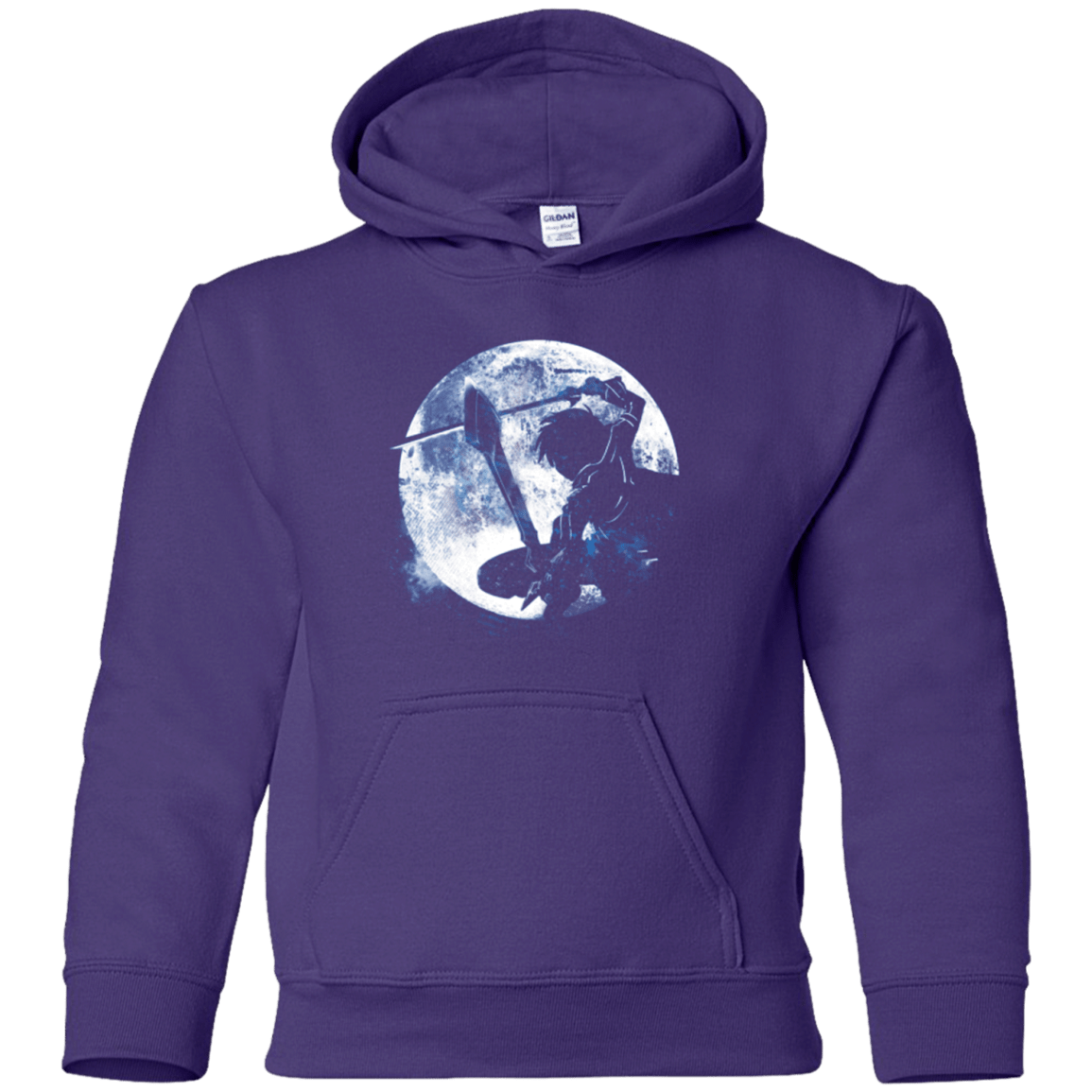 Sweatshirts Purple / YS Male Gamer Moon Youth Hoodie