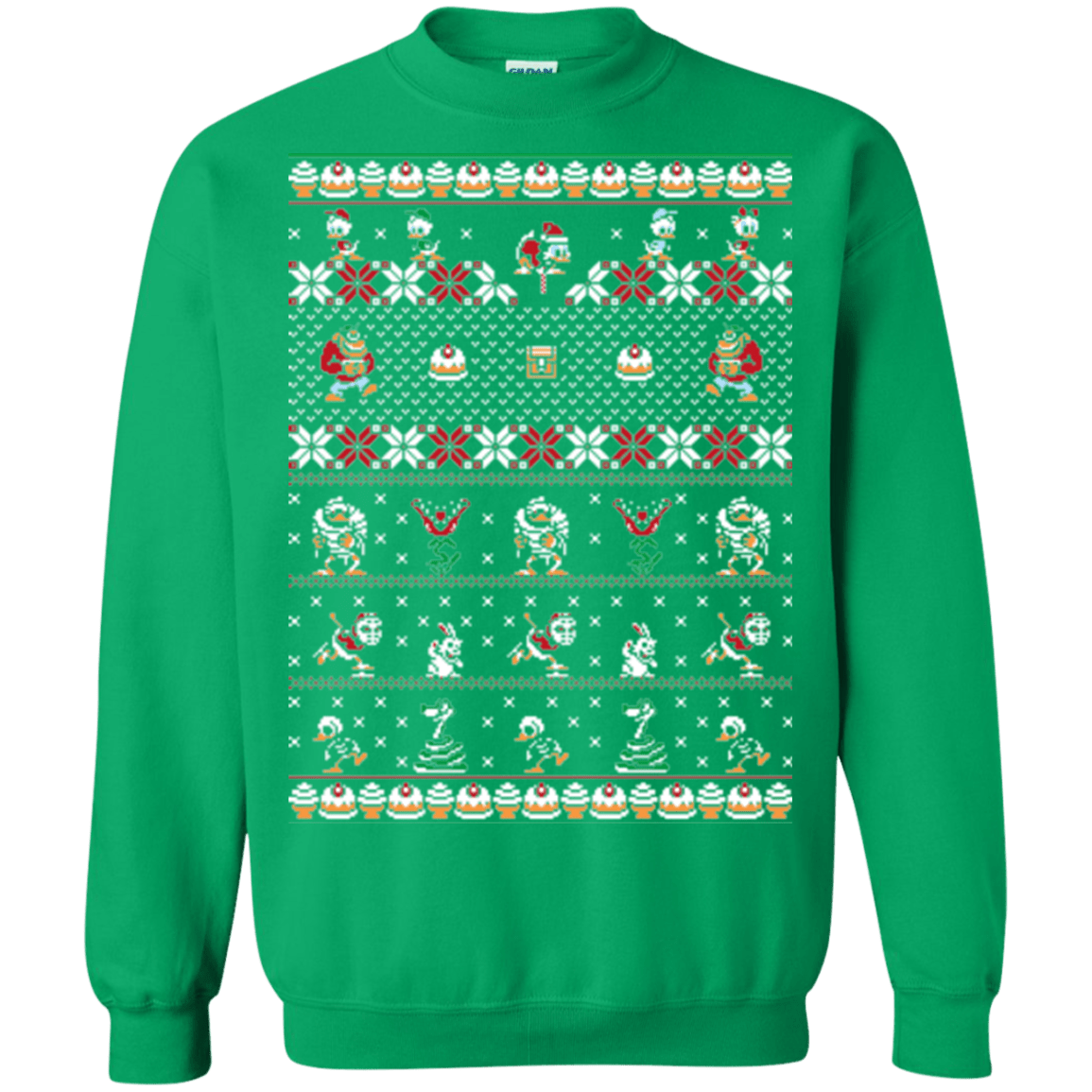 Sweatshirts Irish Green / Small Merry Christmas Uncle Scrooge Crewneck Sweatshirt