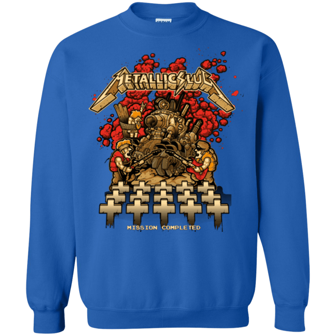 Sweatshirts Royal / Small METALLIC SLUG Crewneck Sweatshirt