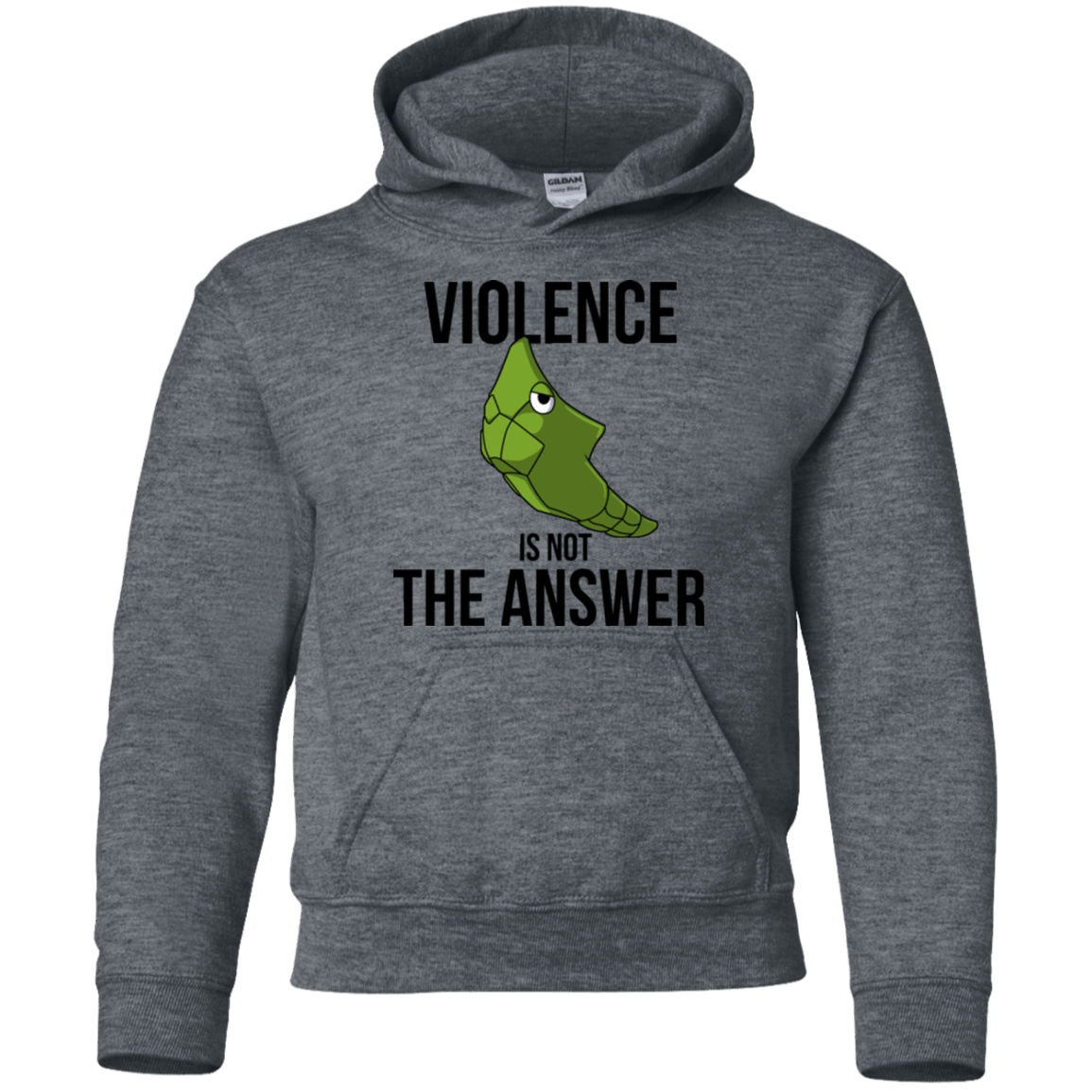 Sweatshirts Dark Heather / YS Metapeace Youth Hoodie