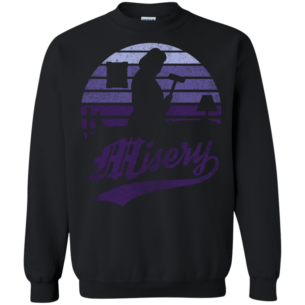 Sweatshirts Black / Small Misery Sun Set Crewneck Sweatshirt