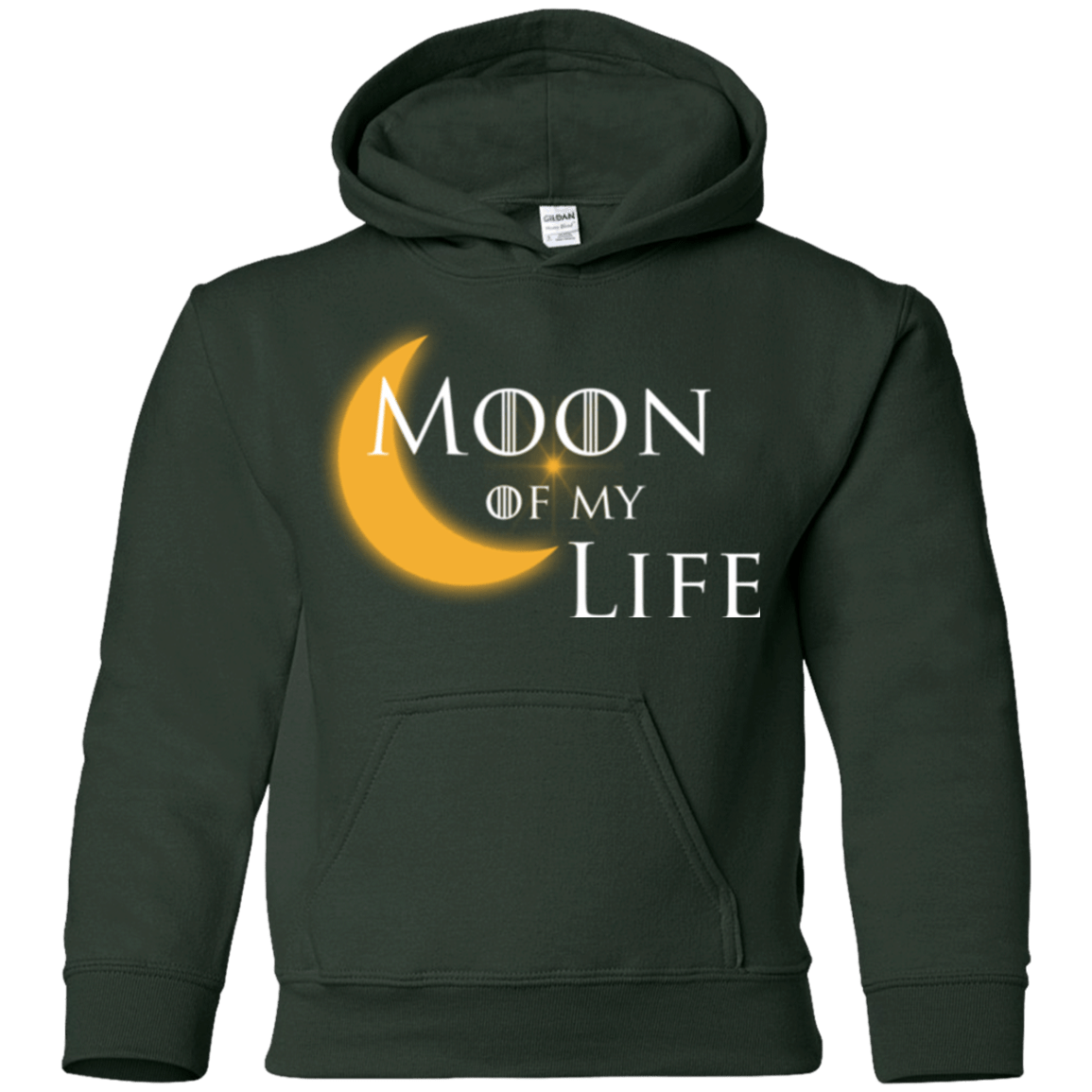 Sweatshirts Forest Green / YS Moon of my Life Youth Hoodie