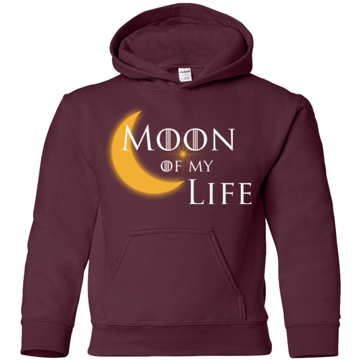 Sweatshirts Maroon / YS Moon of my Life Youth Hoodie