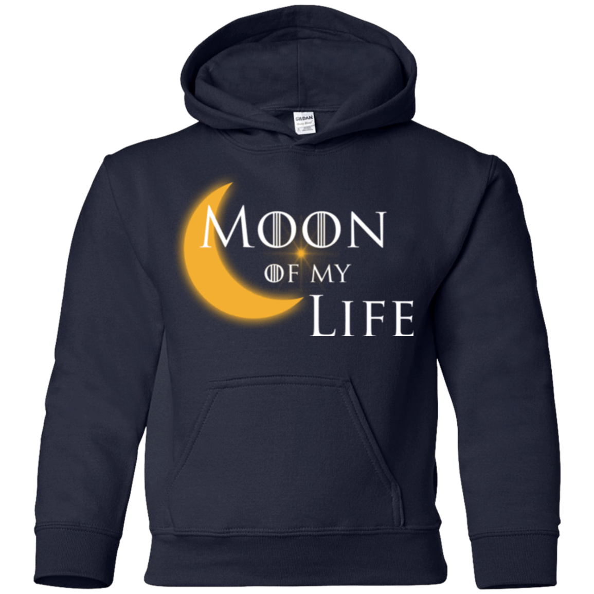 Sweatshirts Navy / YS Moon of my Life Youth Hoodie