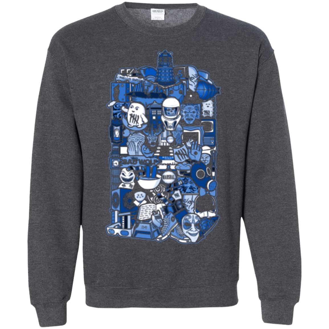 Sweatshirts Dark Heather / Small More On The Inside Crewneck Sweatshirt