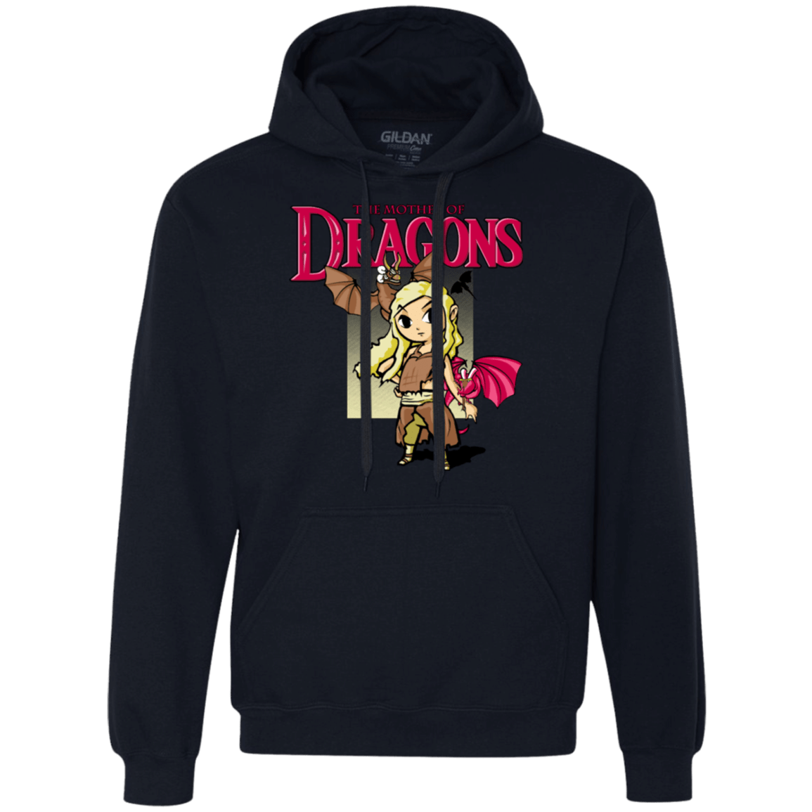 Sweatshirts Navy / Small Mother of Dragons Premium Fleece Hoodie