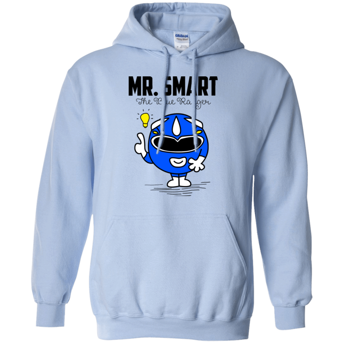 Sweatshirts Light Blue / Small Mr Smart Pullover Hoodie