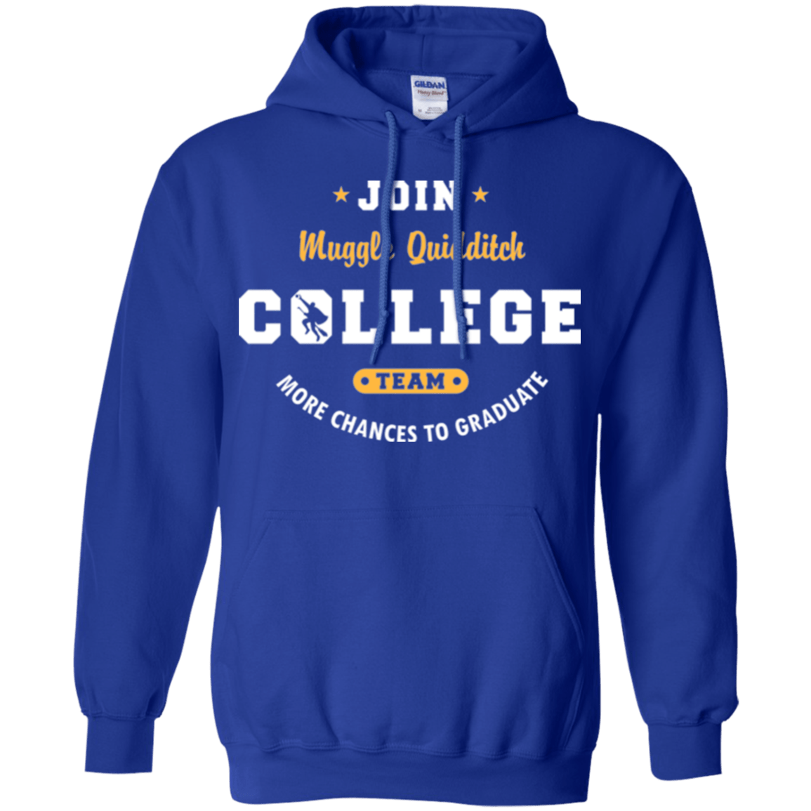Sweatshirts Royal / Small Muggle Quidditch Pullover Hoodie