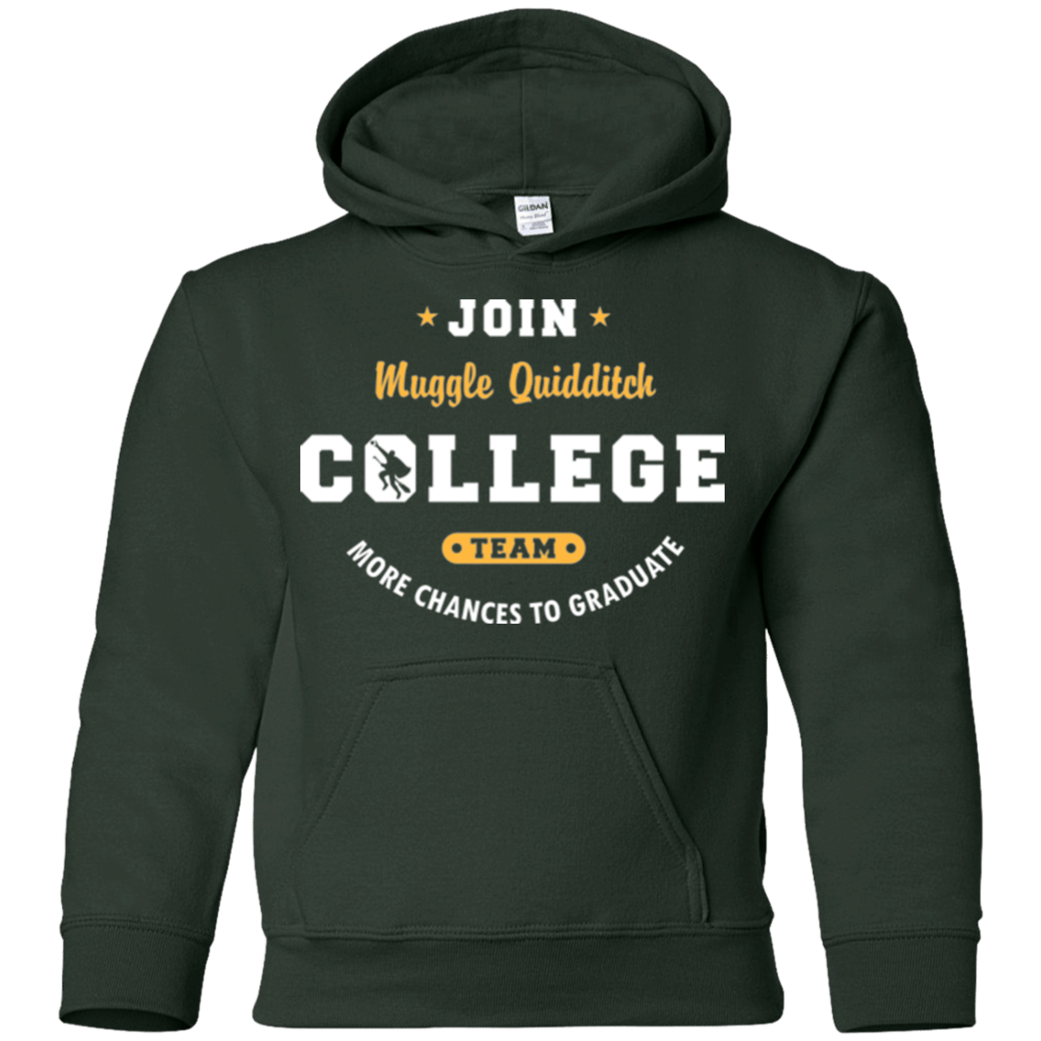 Sweatshirts Forest Green / YS Muggle Quidditch Youth Hoodie